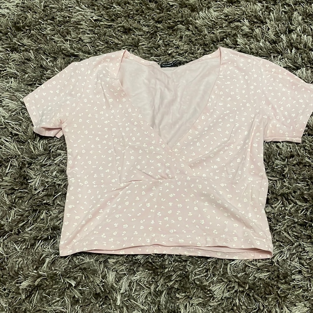 Brandy Crossover cropped top